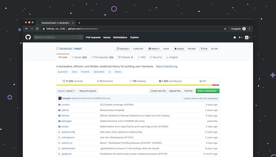 Projektkarte für ein responsives Landingpage-Design